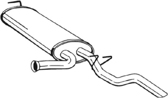 Achterdemper Bosal 279-911