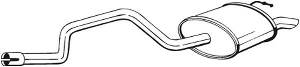 Achterdemper Bosal 281-043