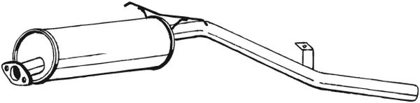 Achterdemper Bosal 281-077