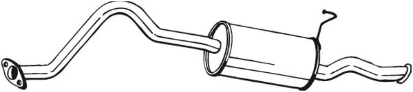 Achterdemper Bosal 284-077