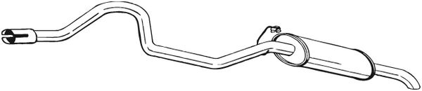 Achterdemper Bosal 286-069