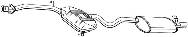 Achterdemper Bosal 287-219