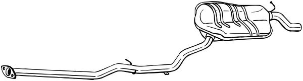 Achterdemper Bosal 287-515