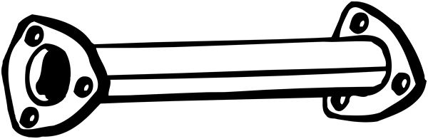 Uitlaatpijp Bosal 741-003