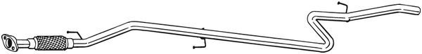 Uitlaatpijp Bosal 975-381