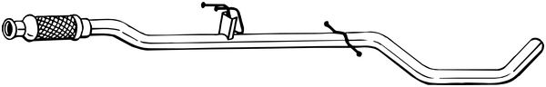 Uitlaatpijp Bosal 950-107