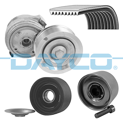 Poly V-riemen kit Dayco KPV158HD