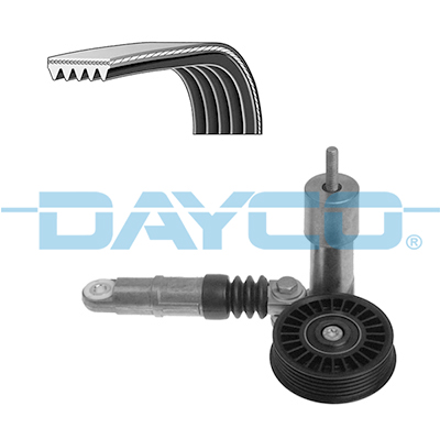 Poly V-riemen kit Dayco KPV254