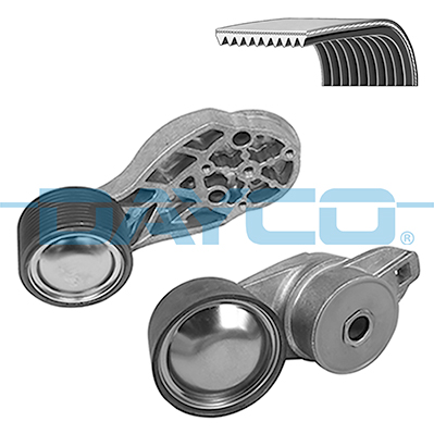 Poly V-riemen kit Dayco KPV435HD