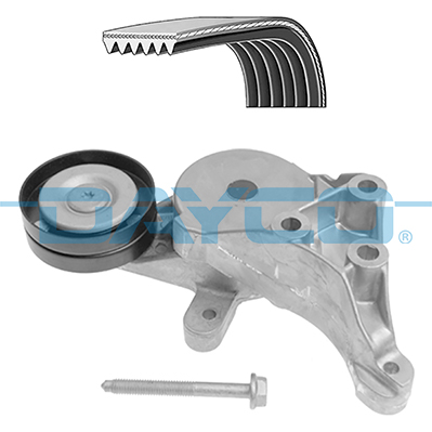 Poly V-riemen kit Dayco KPV701