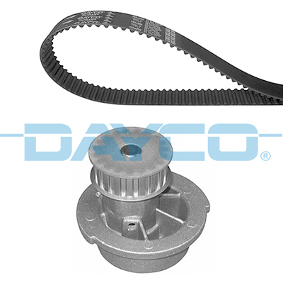 Distributieriem kit inclusief waterpomp Dayco KTBWP9090