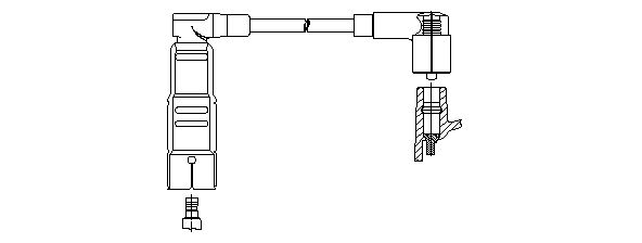 Bougiekabel Bremi 201/55