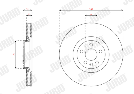 Jurid Remschijf 563452JC-1