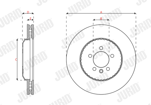 Jurid Remschijf 563722JVC-1