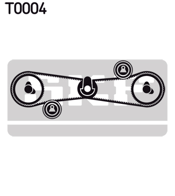 SKF Distributieriem kit VKMA 02500