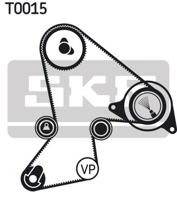 SKF Distributieriem kit VKMA 06213