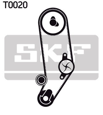 SKF Distributieriem kit VKMA 01031