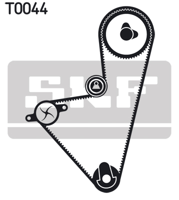 SKF Distributieriem kit inclusief waterpomp VKMC 03100