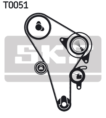 SKF Distributieriem kit VKMA 01010