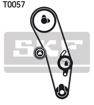 SKF Distributieriem kit VKMA 01020