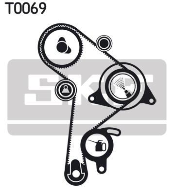 SKF Distributieriem kit VKMA 01013