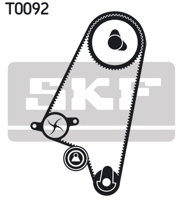 SKF Distributieriem kit VKMA 90008