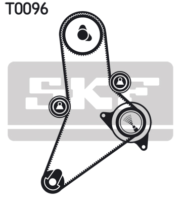 SKF Distributieriem kit VKMA 02983