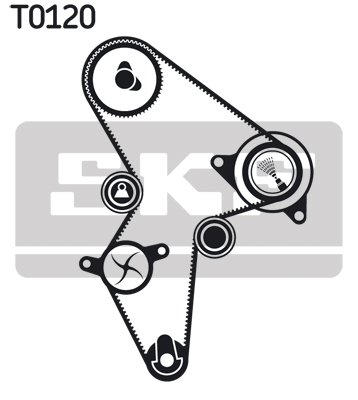 SKF Distributieriem kit VKMA 03120