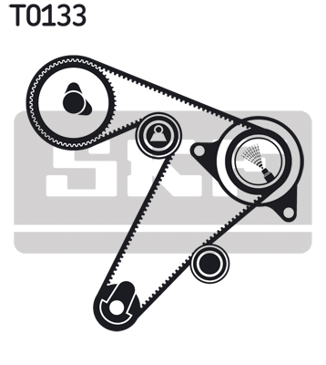 SKF Distributieriem kit inclusief waterpomp VKMC 06501