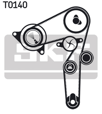 SKF Distributieriem kit VKMA 02192