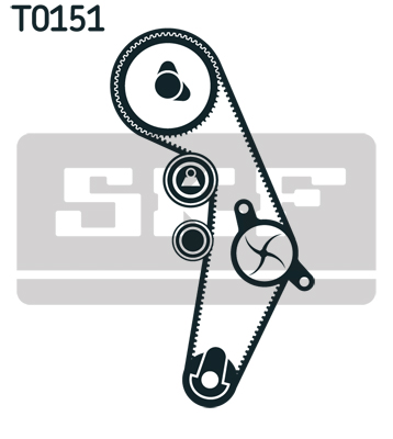 SKF Distributieriem kit VKMA 01018