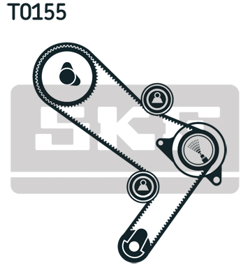 SKF Distributieriem kit VKMA 02386