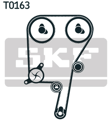 SKF Distributieriem kit VKMA 06604