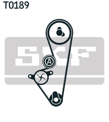 SKF Distributieriem kit inclusief waterpomp VKMC 03254