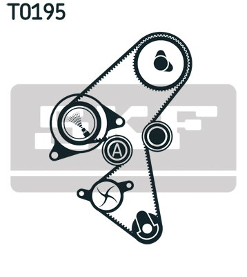 SKF Distributieriem kit VKMA 03316