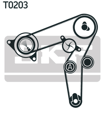 SKF Distributieriem kit VKMA 02191