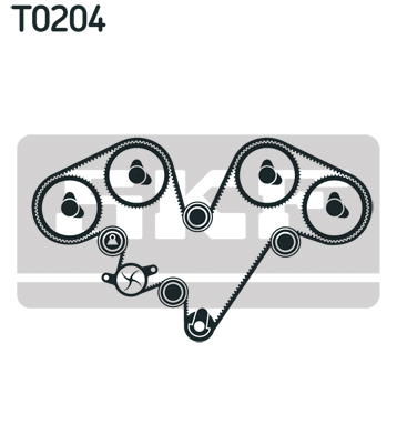 SKF Distributieriem kit VKMA 03902