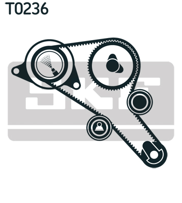 SKF Distributieriem kit VKMA 07404