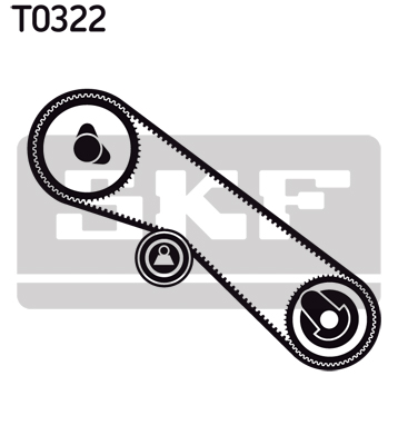 SKF Distributieriem kit VKMA 91020