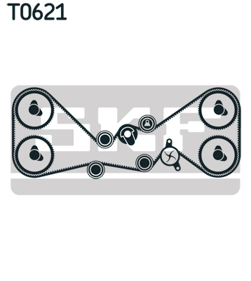 SKF Distributieriem kit VKMA 98112