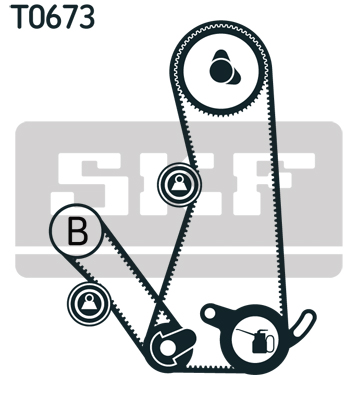 SKF Distributieriem kit VKMA 95642