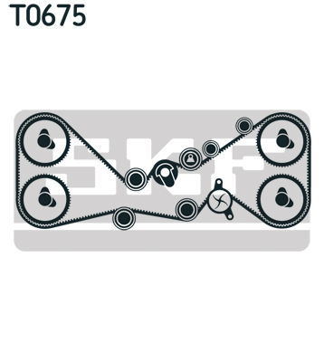 SKF Distributieriem kit VKMA 98115