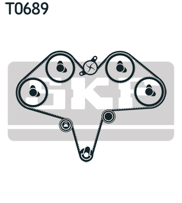 SKF Distributieriem kit VKMA 95973