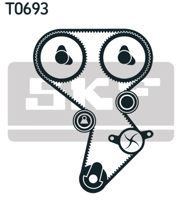 SKF Distributieriem kit VKMA 95624