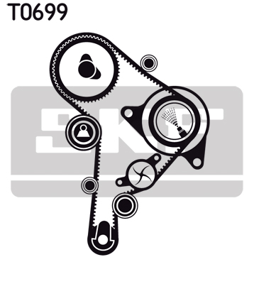 SKF Distributieriem kit VKMA 01251