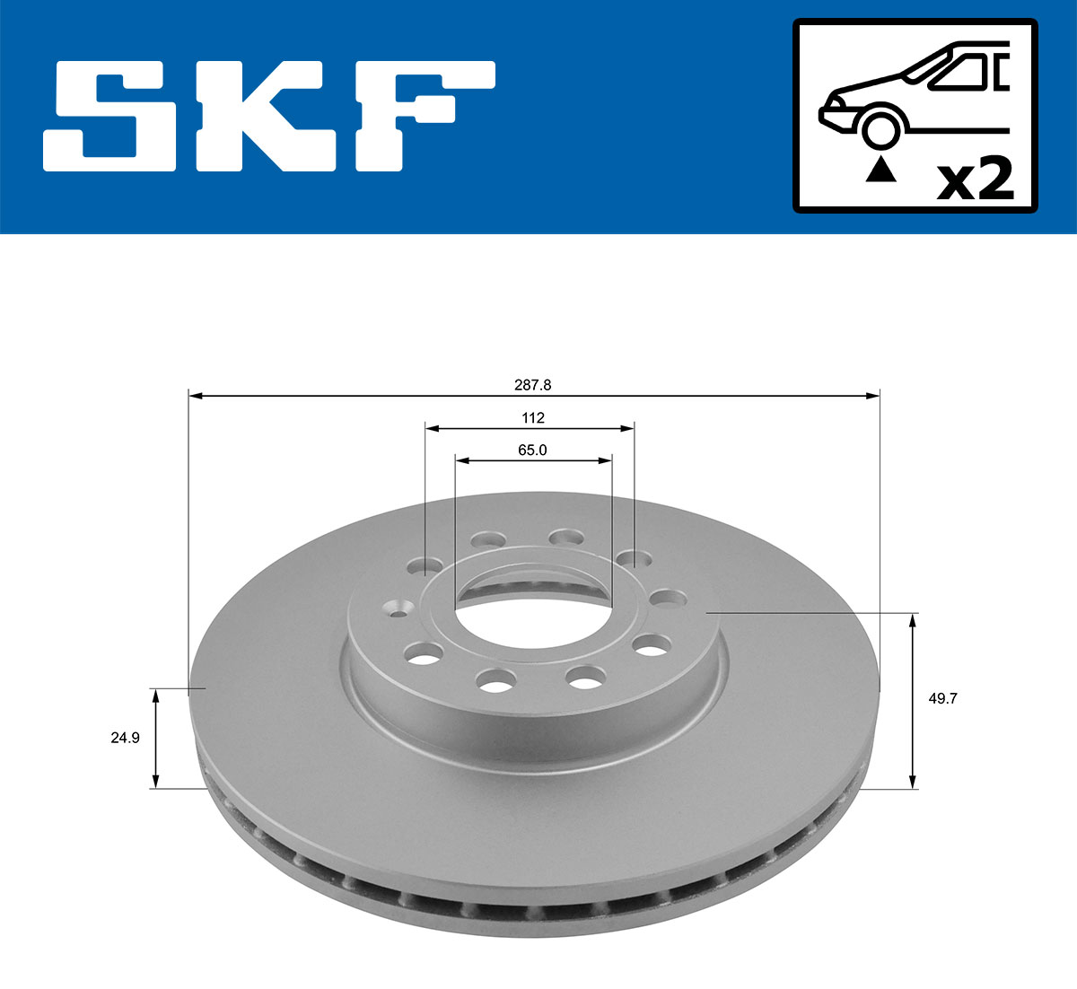 SKF Remschijven VKBD 80005 V2