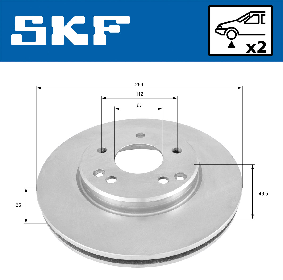 SKF Remschijven VKBD 80020 V2