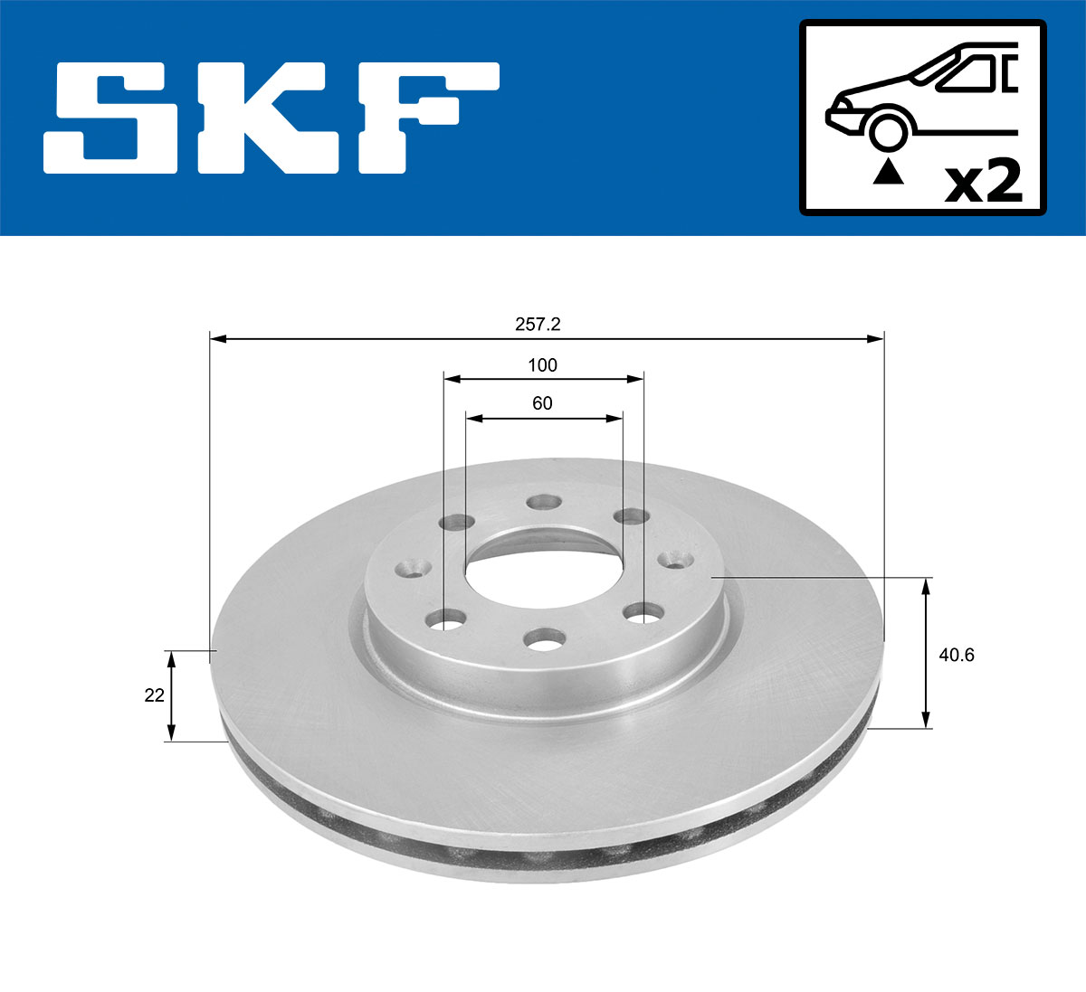 SKF Remschijven VKBD 80038 V2