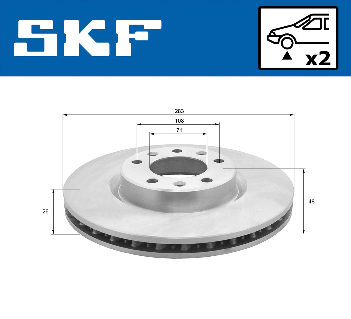 SKF Remschijven VKBD 80049 V2