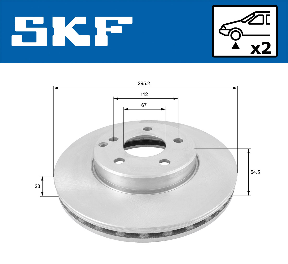 SKF Remschijven VKBD 80081 V2